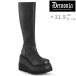 demonia �f���j�A ���� �u�[�c �����O �����O�u�[�c �~�h���u�[�c �E�F�b�W�\�[�� 11.5cm �q�[�� �� �u���b�N �t�F�C�N���U�[ ���C�u �V���[�Y SHAKER-100 ���