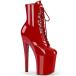 Pleaser �v���[�U�[ �V���[�g�u�[�c ���� 20cm �q�[�� ���� �u�[�e�B �� ���b�h �G�i���� �u�[�c ������ �n�C�q�[�� �҂ݏグ ���[�X�A�b�v �傫���T�C�Y ���