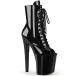Pleaser �v���[�U�[ �V���[�g�u�[�c ���� 20cm �q�[�� ���� �u�[�e�B �� �u���b�N �G�i���� �u�[�c ������ �n�C�q�[�� �҂ݏグ ���[�X�A�b�v �傫���T�C�Y ���