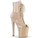 Pleaser �v���[�U�[ �V���[�g�u�[�c ���� 20cm �q�[�� ���� �u�[�e�B �N���[�� �x�[�W�� �G�i���� ������ �n�C�q�[�� �҂ݏグ ���[�X�A�b�v �傫���T�C�Y ���