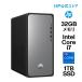  распродажа настольный персональный компьютер новый товар HP OmniDesk Intel Core i7 32GB память 1TB SSD мышь * клавиатура имеется Windows11 Office имеется ( номер образца :B87KXPA-AAAB)