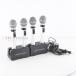 [PG]USED 8 день гарантия 4 шт. комплект audio-technica ATIR-T88 BC702 инфракрасные лучи Mike беспроводной микрофон с зарядным устройством Wireless Microphone...[06808-0077]