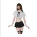  женщина учитель sexy секретарь студент костюмированная игра мини-юбка baby doll party костюм 