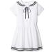  девочка One-piece платье море . способ sailor модель симпатичный простой формальный 4 лет ~10 лет 120cm 130cm 2 цвет развитие 