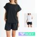  Roxy Rush Guard женский короткий рукав футболка Rush футболка GRAN CANARIA RLY251053 вода суша обе для UV cut купальный костюм 