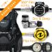  дайвинг комплект тяжелого оборудования BCD регулятор Octopus мера 4 пункт [HDm-LegendELITEw360F-HLXoctFago приятный 