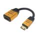 �z�[���b�N HDMI�~�j�ϊ��A�_�v�^ 7cm �S�[���h �^�C�vA���X-�^�C�vC�I�X HCFM07-331GD 1��