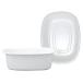 �J���_ White Series����ȉ~�^�􂢉� 475014 �O���c�~���~����mm�~�e�ʃ��b�g��:380�~287�~H126�~8.0 475014 1��