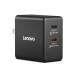 ���m�{�E�W���p�� Lenovo 65W �f���A��USB Type-C GaN AC�A�_�v�^�[ �u���b�N ����30�~���s50�~����50mm 40AW065BUS 1�_