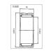 NTN �ΣԣΡ��ơ��ˡ��ɥ�٥���� 158 x 160 x 74 mm RNA6919R