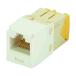 �ѥ�ɥ����å� ���ƥ���5E RJ45�⥸��顼����å� UTP 28��30AWG TG������ ���եۥ磻�� CJT5E88TGIW CJT5E88T