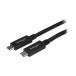 ���@�l��p�i��STARTEC.COM�� USB-C�P�[�u��/50cm/USB3.2 Gen2/10Gbps/Type-C - Type-C/�I�X-�I�X/�u���b�N USB31CC50CM   1�{