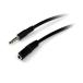 STARTEC.COM фирма аудио кабель /3.5mm 4 высшее стерео Mini /1m/ мужской - женский / черный / динамик наушники слуховай аппарат для MUHSMF1M 1 шт. 