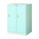  Trusco Mini запирающийся шкафчик 2 полосный для голубой MLK2-B