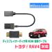 RAV4(50�n�ER4/10�`R7/12)�p�@�r�[�g�\�j�b�N / HDC7�@�f�B�X�v���C�I�[�f�B�I�pHDMI�ϊ��P�[�u��