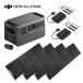 DJI Power 1000 V2 800W�܂肽���ݎ��\�[���[�p�l���R���{ �|�[�^�u���d�� ���p�d�� �~�d�r �h�� �Ԓ��� �o�b�e���[ IP67�h�o�^�h�� �p�x���߉\ 4��