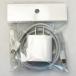 [ б/у ] Apple оригинальный 20W AC адаптер +USB-C зарядка кабель (1m) комплект MHJA3AM/A+MW493FE/A периферийные устройства 