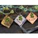  идентификационная бирка clover (...) квадратное * plate (.. форма ) собака кошка для модный название . ошейник короткое колье двусторонний печать 