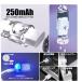 DOKEEP GD2 ���~�jLED���C�g ���y�� 11g USB�[�d�� EDC ���P�x �~�j�����d�� 3���[�h 250���[���� �|�P�b�g���C�g �h�� �����^ �~�j������ �֘A�摜5