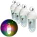 DOKEEP супер Mini LED свет 4 шт. комплект led фонарь красочный супер-легкий 11g USB заряжающийся EDC высокая яркость Mini мигающий свет 2 режим 60 люмен водонепроницаемый миниатюрный Mini прожекторное освещение 