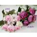 薔薇の造花ブーケ　2束セット☆お好きな色をお選びください！［MK-041］パープル　ピンク　送料無料