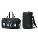NEWERA Club большая спортивная сумка medium 38L 2 way принт Logo черный × белый Club Duffle Bag Mid чёрный Logo принт 12108751