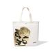 NEWERA парусина большая сумка 14L Taro Okamoto Okamoto Taro солнце. лицо слоновая кость CANVAS TOTE BAG TARO FACE IVR 12860549