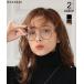  glasses UV cut Classic frame glasses lady's accessory glasses glasses date no lenses fashionable eyeglasses date glasses circle glasses round frame DONOBAN