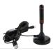  interior antenna USB type reception range 4K HDTV 360 times all direction reception antenna tv antenna magnet built-in installation easy all kind UHF VHF IEC SMA correspondence black in-vehicle antenna 