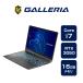  галет задний klieita- ноутбук Core i7-13620H RTX 3050 память 16GB / SSD 1TB Windows 11 Home 15.6 дюймовый 165Hz GALLERIA RL7C-R35-C5N 15891-3415