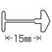���g�X�J�o�m�b�N�@�o�m�b�N �l�D���x����t��@US�s��(S��p) �d�l:15mm