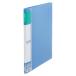 * Crown u green clear файл A4 обоснованный A4 штамп вертикальный type (10 карман )( синий )