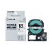 * King Jim Tepra PRO лента картридж белый этикетка ширина :18mm( белый лента | чёрный знак )