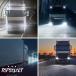 24V �g���b�N�p LED�w�b�h���C�g ISUZU �G���t H5.7-H18.11 NKR/NKS NHR/NHS �W���L���u H4 Hi/Lo �֘A�摜5