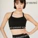 emiemmi tops emmi Logo bla верх внутренний нижний одежда спорт йога 14wct262207