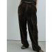  Anne n-kanuke 2025FallWinter низ Velvet Wide Pants bell спальное место широкий брюки полный length длинный длина 25 осень-зима 62520405