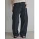  Anne n-kanuke 2026Prefall низ Panel Black Denim panel черный Denim полный length ko Kuhn широкий 26 осень-зима 62621401