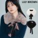  новый продукт 10%OFF Lilly Brown LILY BROWN мелкие вещи 25 осень-зима 2way велюр лента пелерина 11 месяц средний .~12 месяц сверху . предварительный заказ muffler подарок lwgg255314