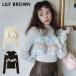  Lilly Brown LILY BROWN tops 26 осень-зима гонки оборка бюстье комплект вязаный tops 11 месяц сверху .~ последняя декада предварительный заказ длинный рукав средний длина комплект item топ 