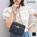 SALE50%OFF Snidel SNIDEL сумка 26 весна лето 3 комплект vanity смартфон плечо сумка на плечо сумка ремешок цепь swgb262653