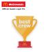  McDonald's официальный товары булавка Trophy лучший Crew значок Mac булавка McDonald's товары подарок american смешанные товары за границей смешанные товары двойной s Lee 