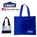 LOWE'S �g�[�g�o�b�O Reusable Bag �G�R�o�b�O �V���b�s���O�o�b�O �i�C���� �R���p�N�g �v���[���g �C�O�G�� �A���G�� �A�����J���G�� �_�u���X���[