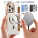 14 �P�[�X �蒠�^ 17 iPhone magsafe ���C�����X�[�d �J���������Y�ی� ���� iPhone17 Pro �w�ʃN���A Max �P�[�X