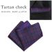  pocket square шелк формальный бизнес casual tartan в клетку фиолетовый лиловый сделано в Японии шелк запад . тканый почтовая доставка dplus arts
