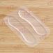  shoes for gel pad silicon cushion 2 piece set insole shoes scrub measures slip prevention size adjustment heel protection pnipni