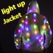 PARASUGAR светится! свет выше жакет Parker мужской женский tops люминесценция длинный рукав с капюшоном . джемпер illumination 