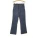 [Deadstock] женский б/у одежда 60-70s Tuf-Nut подлинный темно-синий индиго Denim брюки джинсы flair W27.5 L33 б/у одежда 