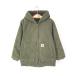  Kids б/у одежда Carhartt защищающий от холода подкладка стеганое полотно sepapoke moss green Duck Work активный Parker S 7-8 лет 