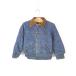  Kids б/у одежда 70s USA производства BLUE BELL MAVERICK наклонный bell воротник ko-teyuroi нашивка имеется Denim bo Alain chi жакет 3-4 лет ранг 