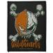 WILDHEARTS, THE* wild Hearts *GREEN SKULL* клей нет * вышивка * нашивка * patch 